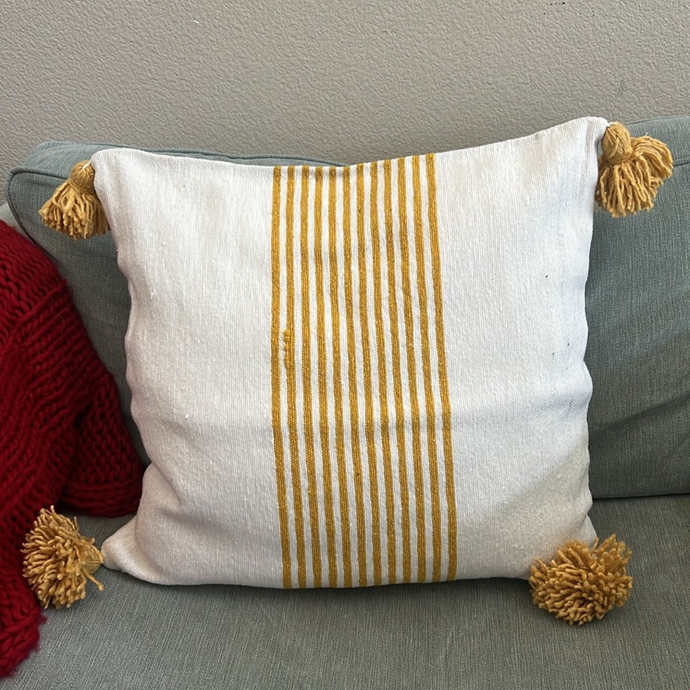 COPY - Moroccan Pom Pom Pillow
